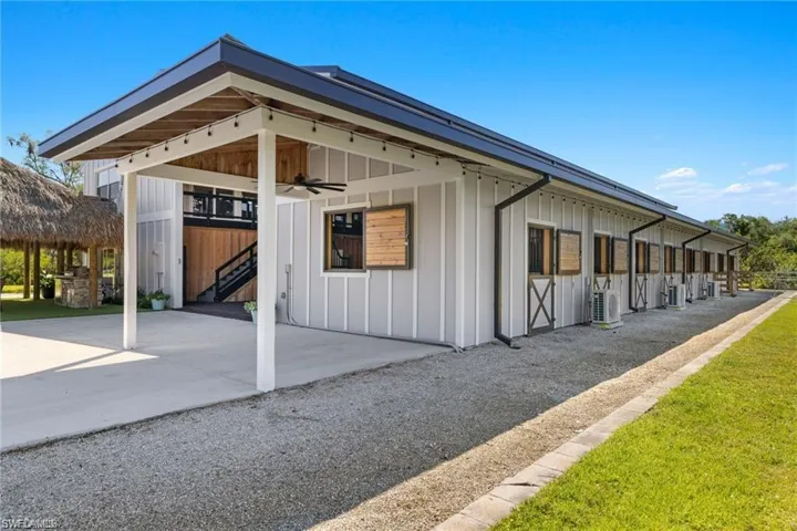 View of stable
