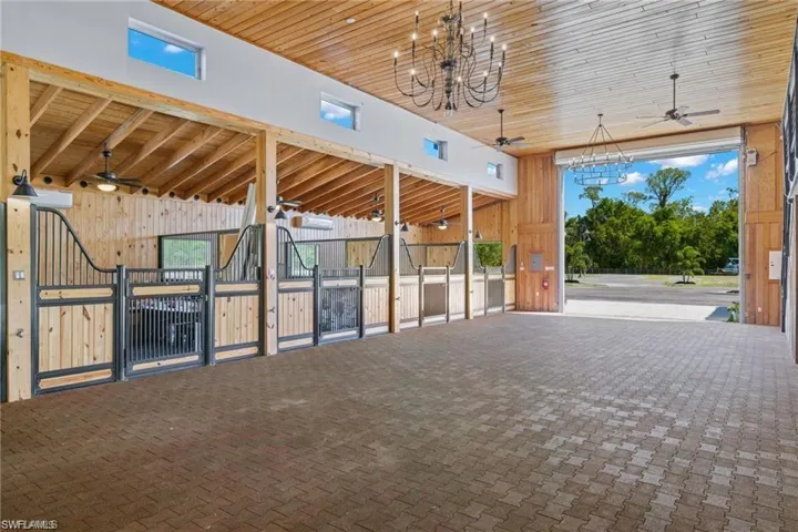 View of stable