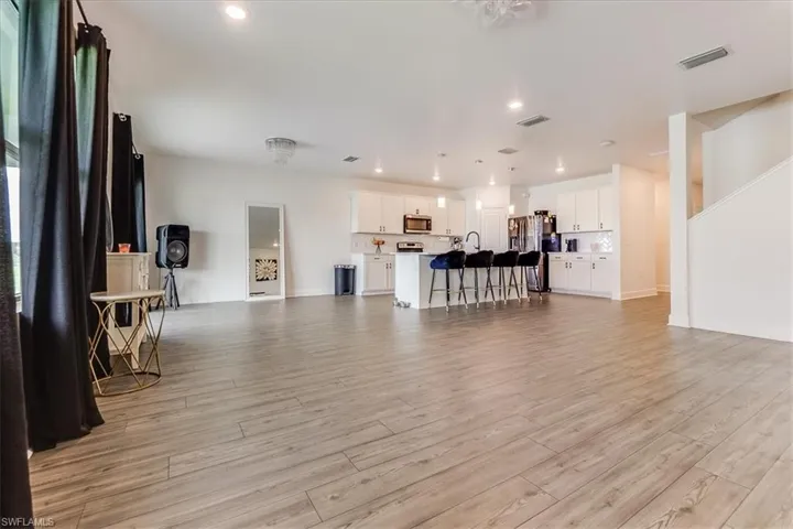 Open Concept with ample space for a dining room table