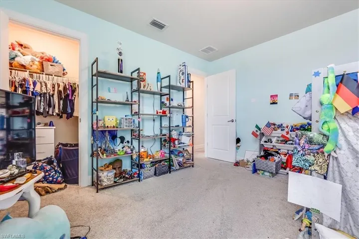 Secondary Bedroom with walk in closet