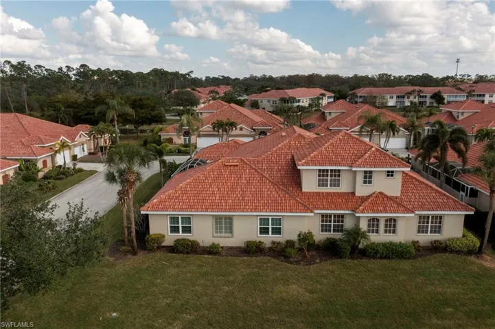 Aerial from back of villa looking eastward.