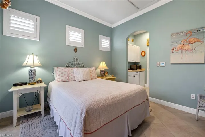 Guest suite with kitchenette and full bath. Comfort and privacy ensured.