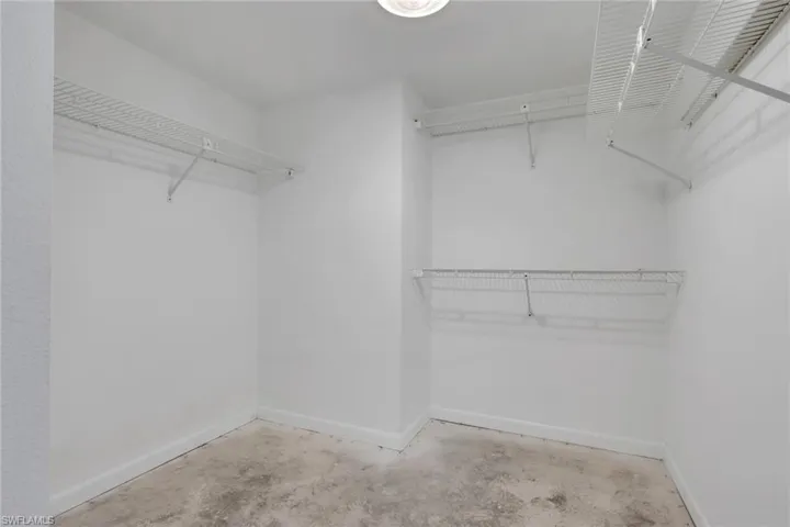 View of spacious closet