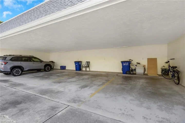 View of parking garage