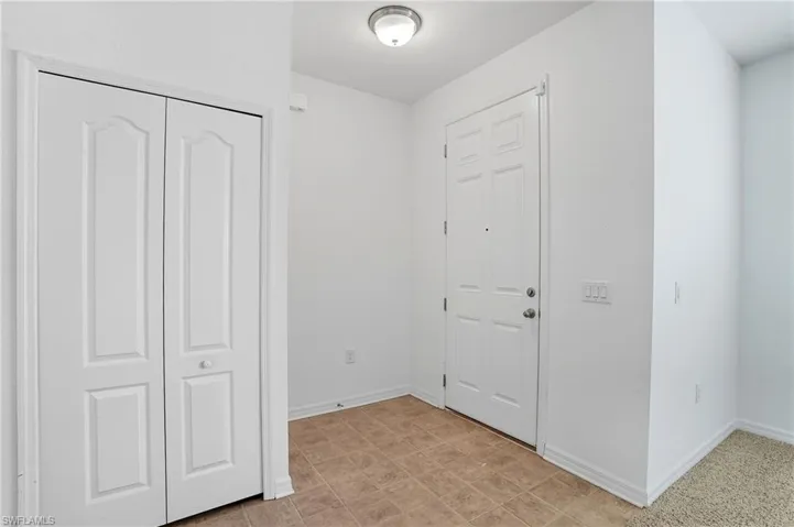 Front Door w/ Closet