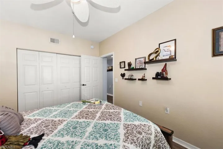 Another view of bedroom 2 complete w/bifold door closet!