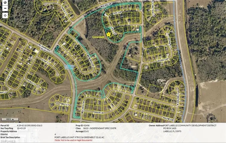 Large Wooded Greenbelt behind lot!