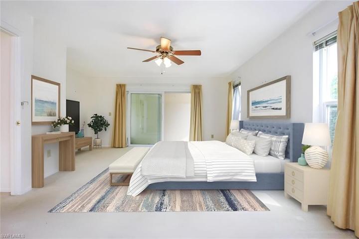 VIRTUALLY STAGED PRIMARY BEDROOm