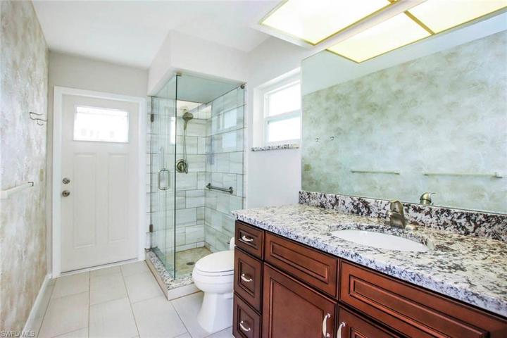 Bathroom 3, updated and entry to pool area