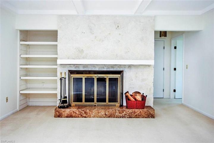Wood burning Fireplace