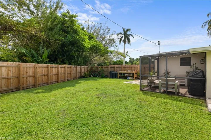 View of yard featuring a patio