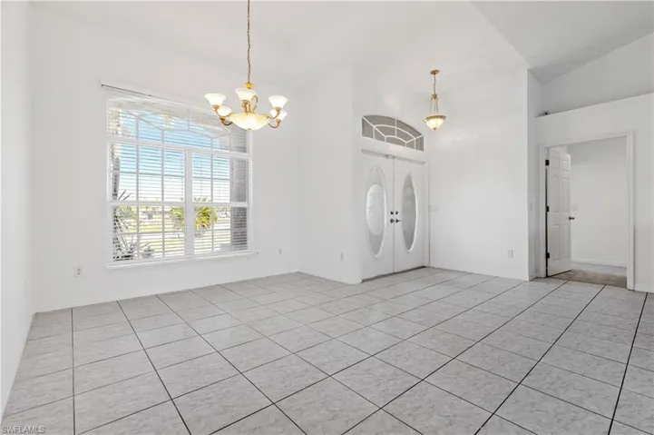 Formal dining area