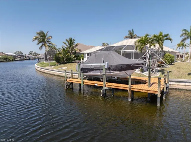 Dock and boat lift