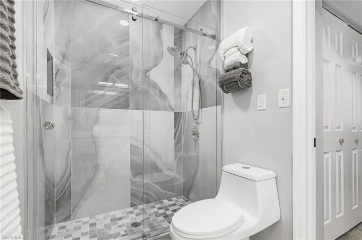 New shower and bathroom fixtures