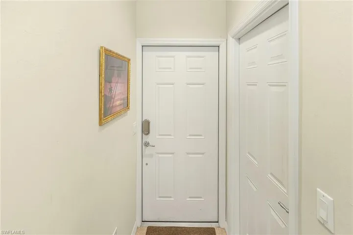 View of doorway to outside