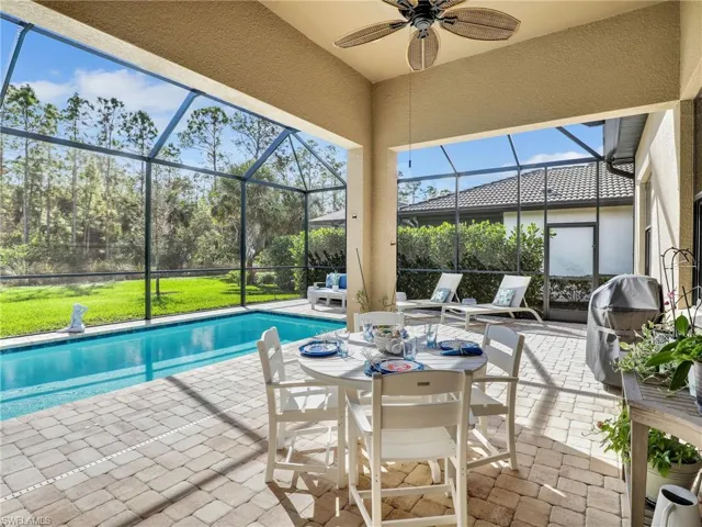 Covered Lanai with Screened In Pool