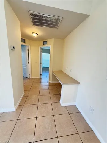 Built desk for study/office space