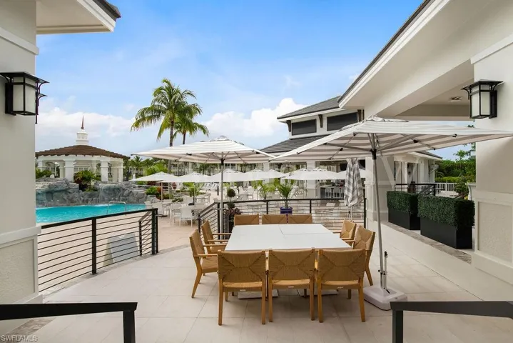 Patio dining