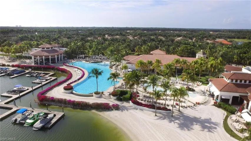 10000 sfft infinity edge pool at Miromar Lakes