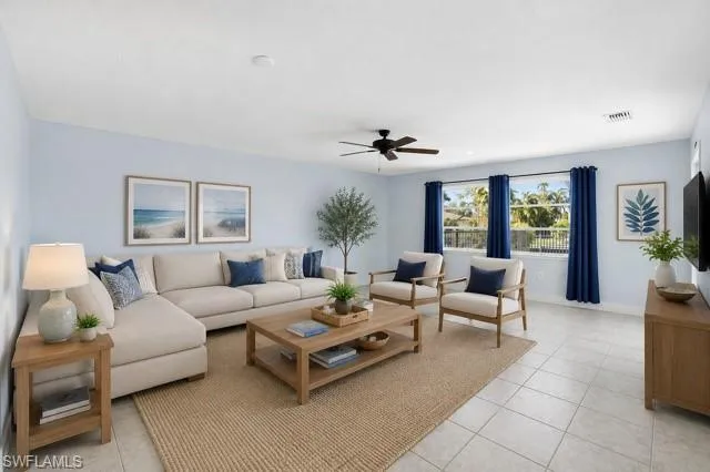 Living Room - Virtually Staged