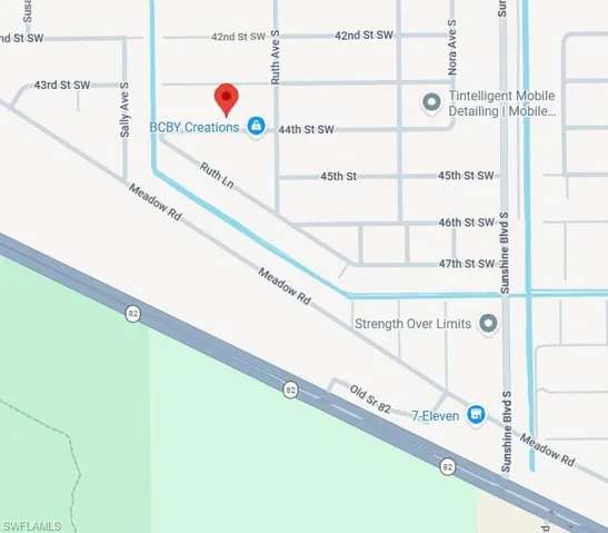 Location Map. Depicting the geographic coordinates and surrounding infrastructure for the property