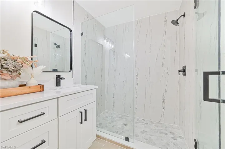 large shower