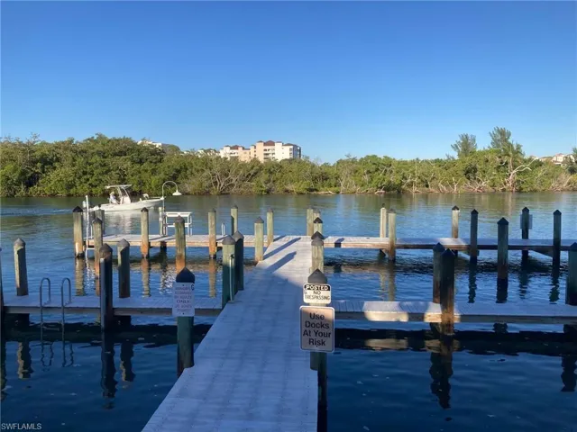 Dock featuring a water view