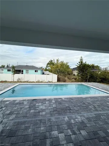 View of pool