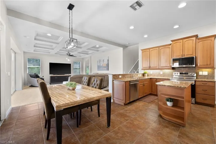 Kitchen with informal dining