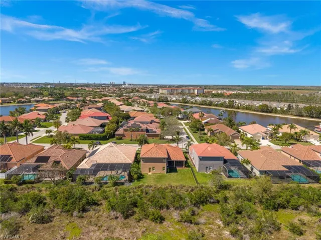 Aerial View of the back of the Property