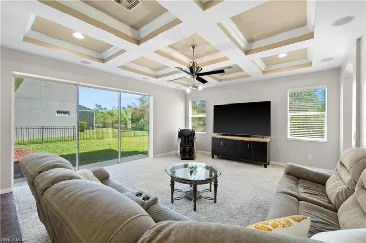 Living Room Opens to the Back Yard