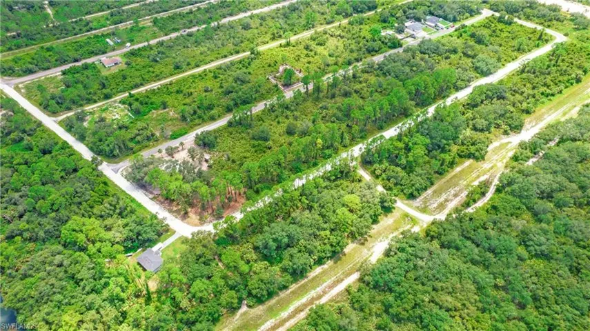 Aerial view of property's location