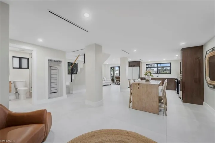 Entry into kitchen and family room