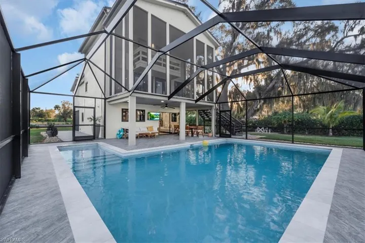 Heated salt water pool