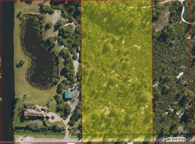 Lot Lines 5 Acres 330 x 660 home built on right 2.5 acres.
