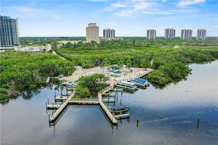 View of urban area featuring a nearby body of water