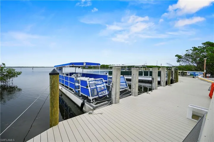 Dock featuring a water view