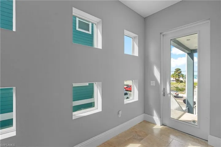 Front door entry with lots of natural light