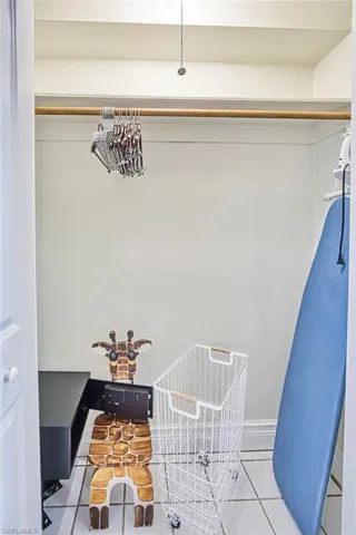 Storage off the living area