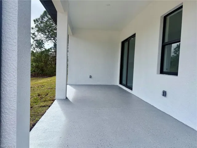 View of patio