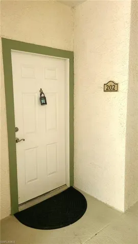 Entrance door to #202