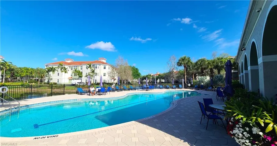 View of the community pool.