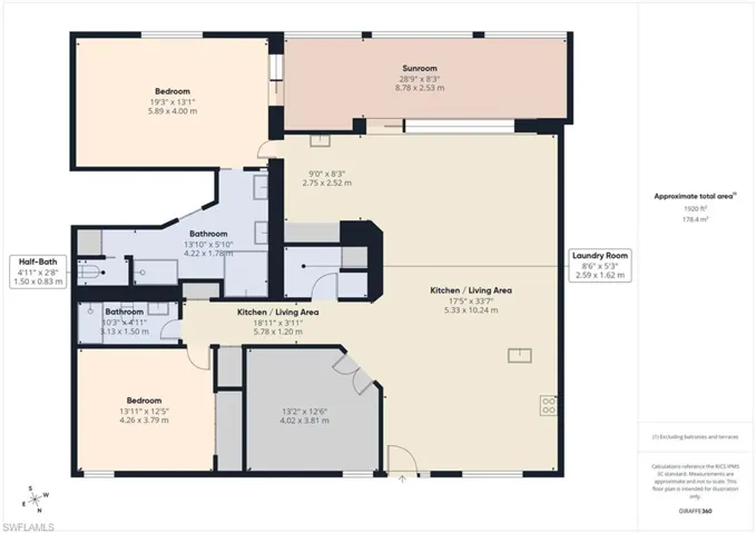View of floor plan / room layout