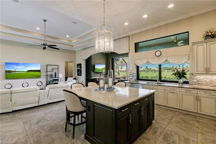 Gourmet Kitchen with View to Lanai