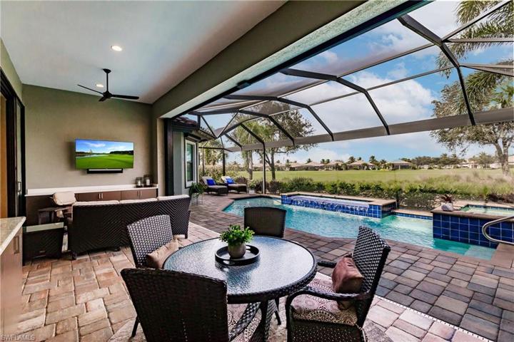 Lanai with Pool and Golf Course View
