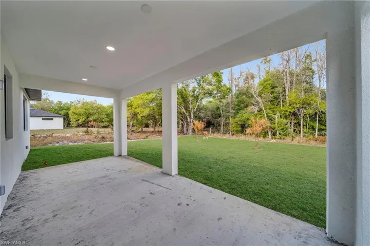 View of patio