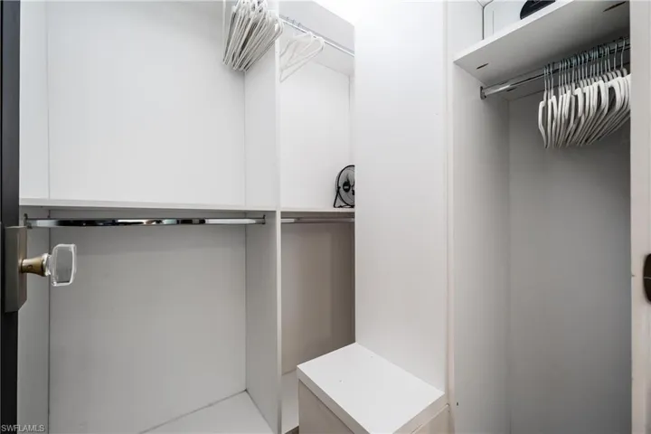 View of spacious closet