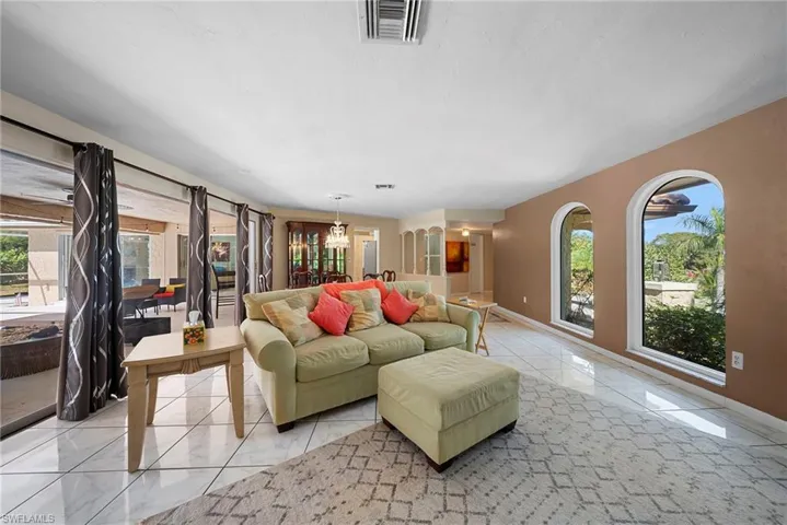 Living area with plenty of natural light
