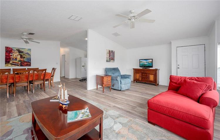 Living room and dining area combo