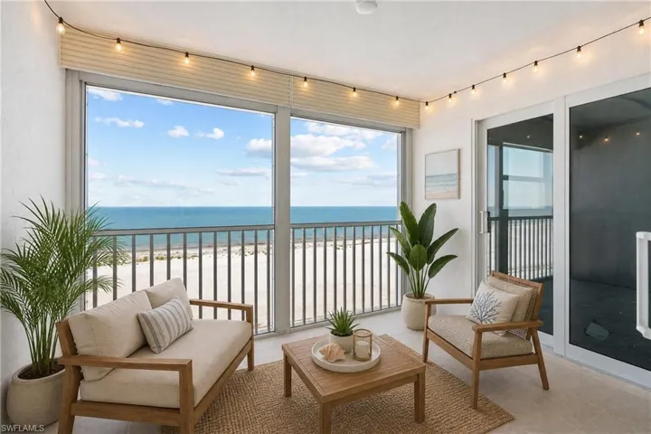Staged View Of Balcony
